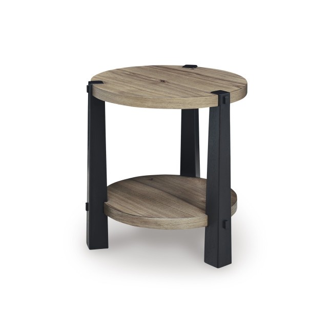 Ridgester Round End Table