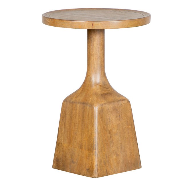Lindon Round Pedestal Accent Table