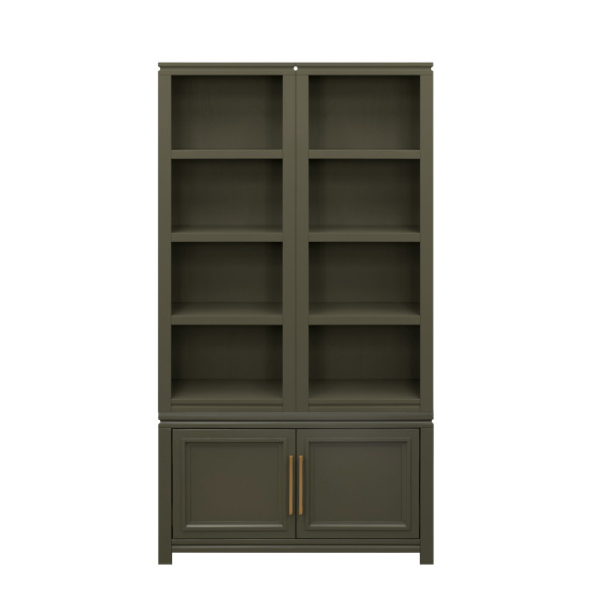 The Cove Shadow Grove 2-Door Cabinet Bookcase Pier