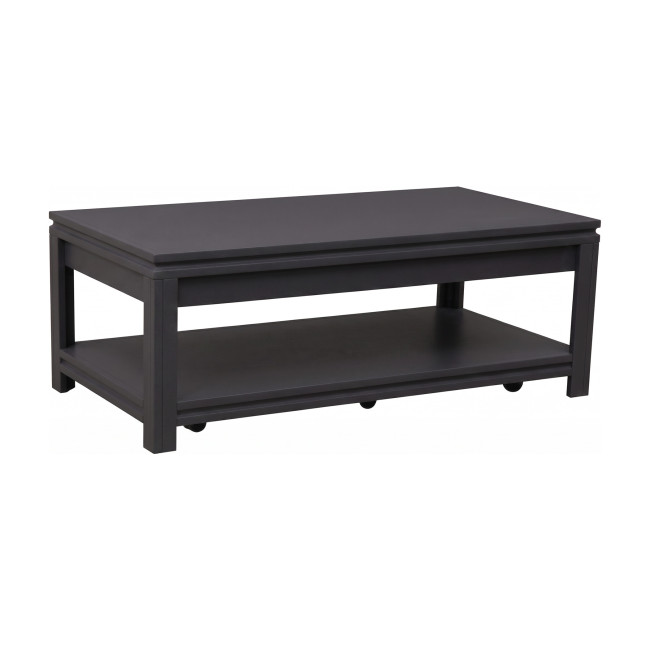 The Cove Seal Skin Black Coffee Table