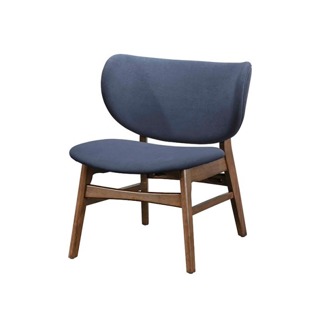 Adler Upholstered Lounge Chair (Blue)