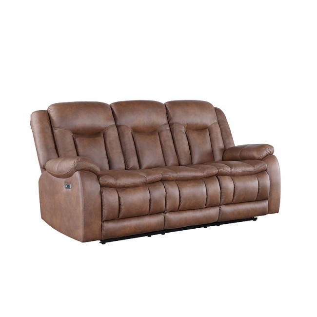 Morello Power Reclining Sofa (Brown)
