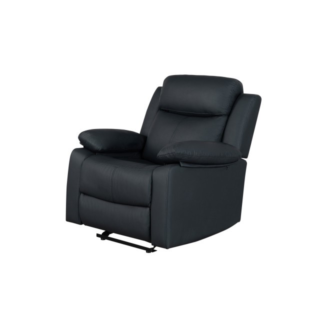 U6026 Black Glider Recliner w/ LED