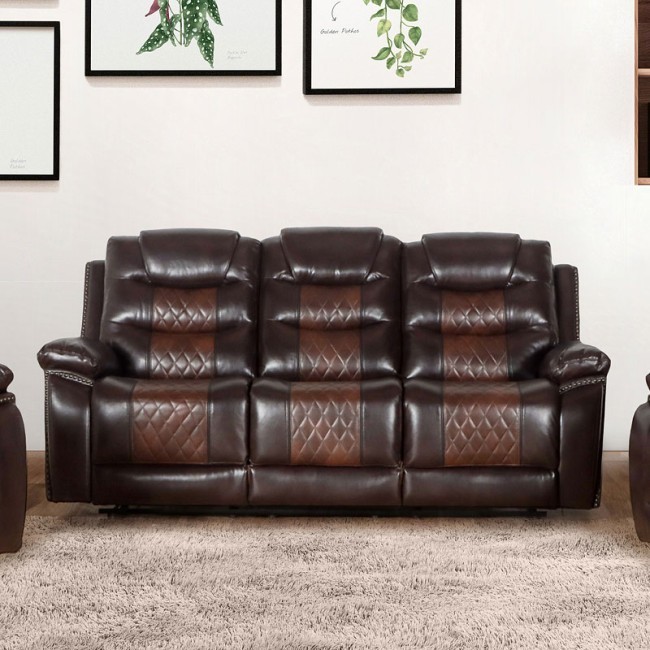 Living spaces sales power reclining sofa