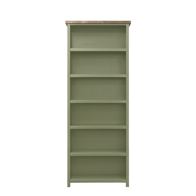 Vineyard Sage with Fruitwood 86-inch Bookcase