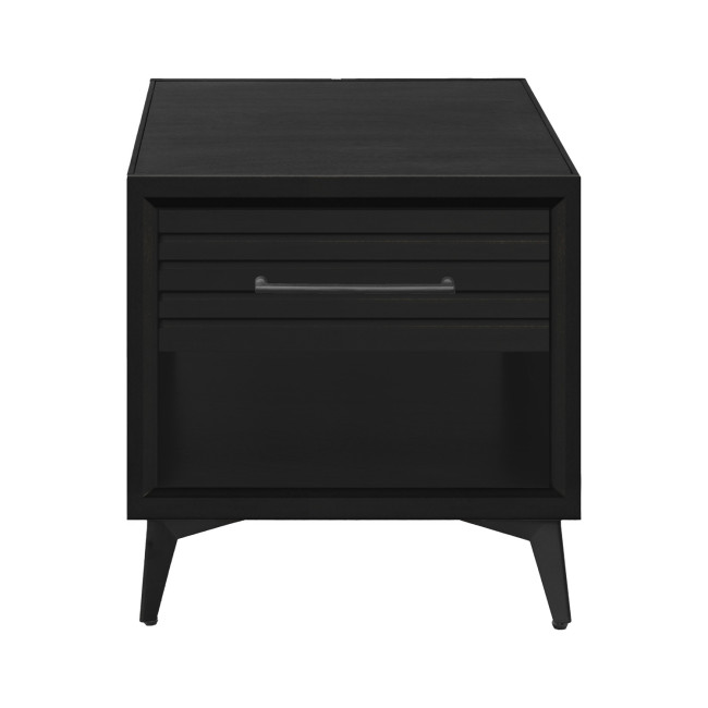 Malibu Seal Skin Black End Table