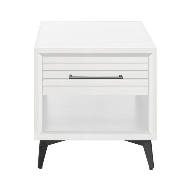 Malibu White End Table