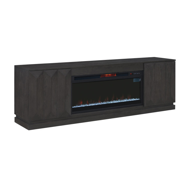 Axiom Black Oak 84-inch Fireplace