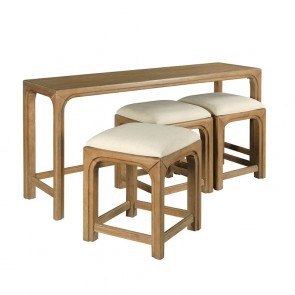 Jetson Bar Console w/ Three Stools