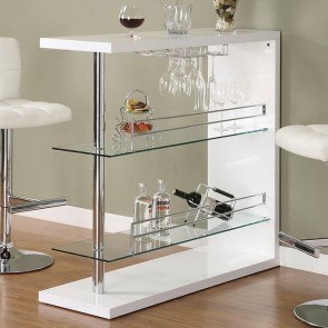 Sleek Contemporary Bar (White)