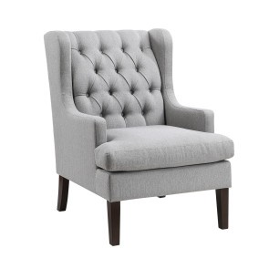 Quent Gray Accent Chair