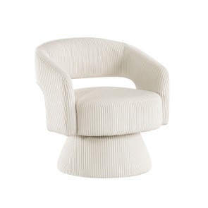Upton Beige Swivel Chair