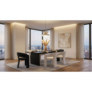 Brookmead Dining Room Set w/ Carlow Chair Choices