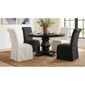Florence Round Dining Room Set w/ Shawna Chair Choices