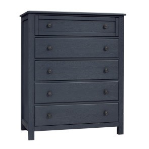 Custom Express Indigo 5-drawer Chest