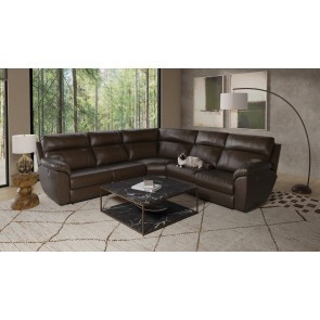 Sanford Espresso Modular Power Reclining Sectional Set
