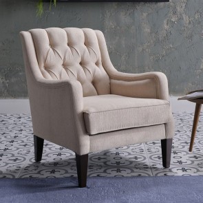 Pearle Accent Armchair (Pearle Cream)