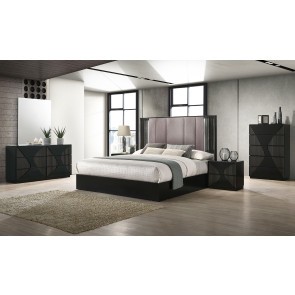 Rosette Platform Bedroom Set