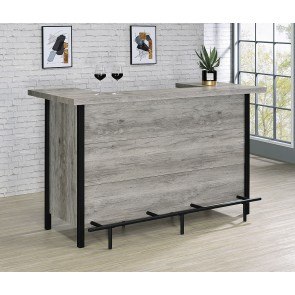Grey Driftwood Home Bar