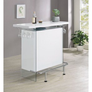 White High Gloss Bar Unit