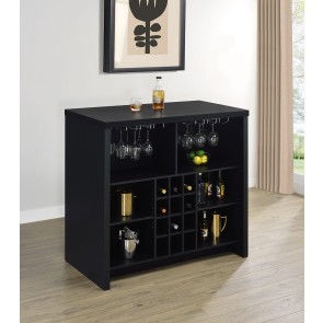 Topanga Black Home Bar