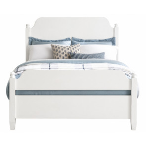 Pure Maple Cottage White Poster Bed