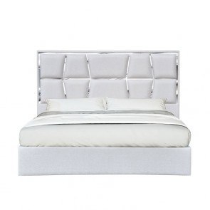 Degas Platform Bed (Silver Grey)
