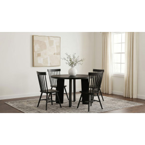 Strouse Black Dining Room Set w/ Andrews Chairs
