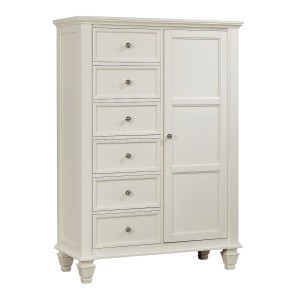 Sandy Beach Door Chest (White)