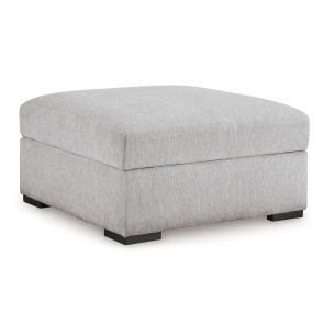 Gabyleigh Nickel Ottoman w/ Storage
