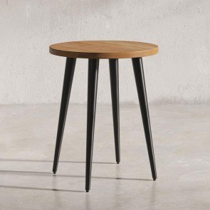 Prelude Round End Table (Suede)