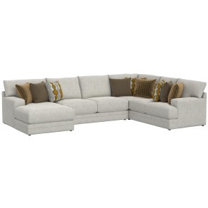 Tori Birch 3-Piece Left Chaise Sectional