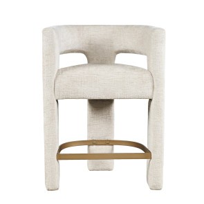 Gwen Upholstered Counter Stool in Natural