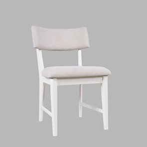 Beck Side Chair in White (Set of 2)