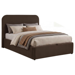 Anders Chocolate Upholstered Storage Bed