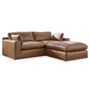 Emilia Caramel 3-Piece Small Sectional