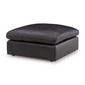 Emilia Black Oversized Accent Ottoman