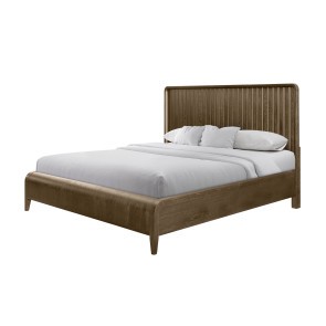 Everden Latte Waterfall Panel Bed