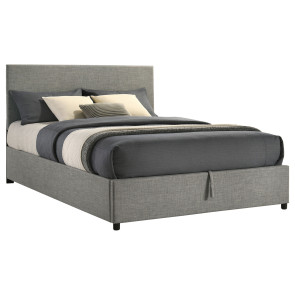 Reeves Grey Upholstered Storage Bed