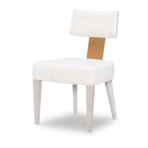 Miramar Upholstered Side Chair (Oyster) (Set of 2)