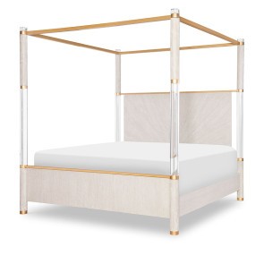 Miramar Canopy Bed (Oyster)