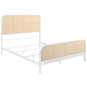 Lanewood Metal Bed (White)