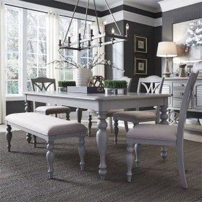 Summer House II Rectangular Dining Set w/ Bench