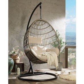 Vasant Outdoor Large Patio Swing Chair w/ Stand
