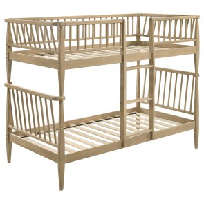 Abram Almond Twin over Twin Bunk Bed