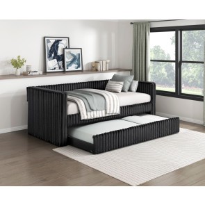 Chapman Black Daybed w/ Trundle