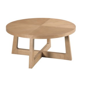 Archetype Light Caramel Round Coffee Table