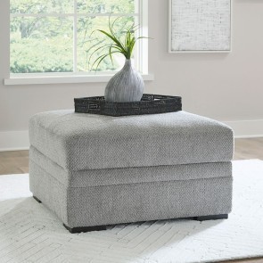 Casselbury Cement Ottoman w/ Storage