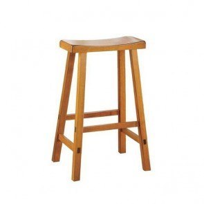Saddleback 29 Inch Stool (Oak) (Set of 2)