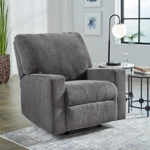 Earhart Slate Rocker Recliner Signature Design Furniture Cart